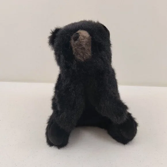 Vintage Folkmanis Furry Folk Baby Black Bear Hand Puppet Cub Plush - Picture 2 of 10